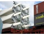 Loading wind mills for Houston, USA