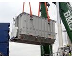 Discharging 152t transformer at Bjaeverskov, Denmark