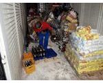 Damaged cargo in trailer